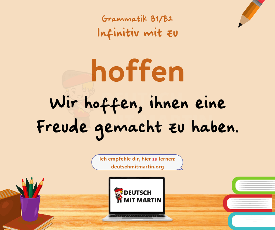 hoffen Deutsch mit Martin
